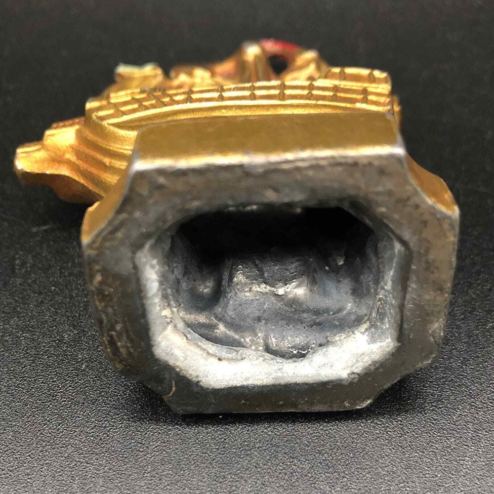 Small Miniature Cast Metal Sailing Ship