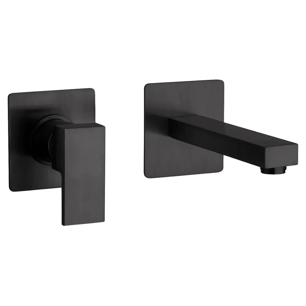 Fortis Scala Wall Mounted Widespread Bathroom Faucet MATTE BLACK 842080CMB