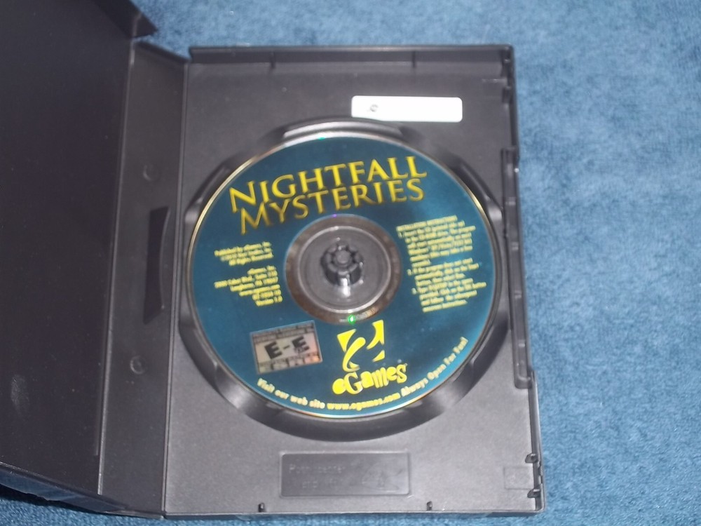 NIGHTFALL MYSTERIES (PC, CD ROM, EGAMES) 2 PACK