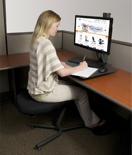 TaskMate EZ 6400 Sit-Stand Workstation Steel Frame Mountable Adjustable Tilt