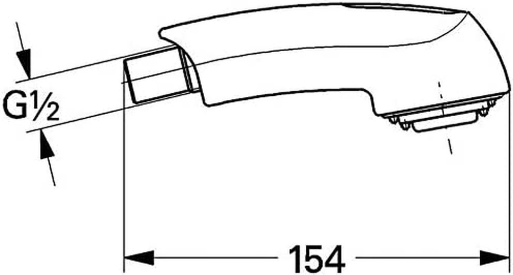 Pull-Out Spray Wand Fits Grohe Pull Out Faucets, Compatible with Grohe Part 4631