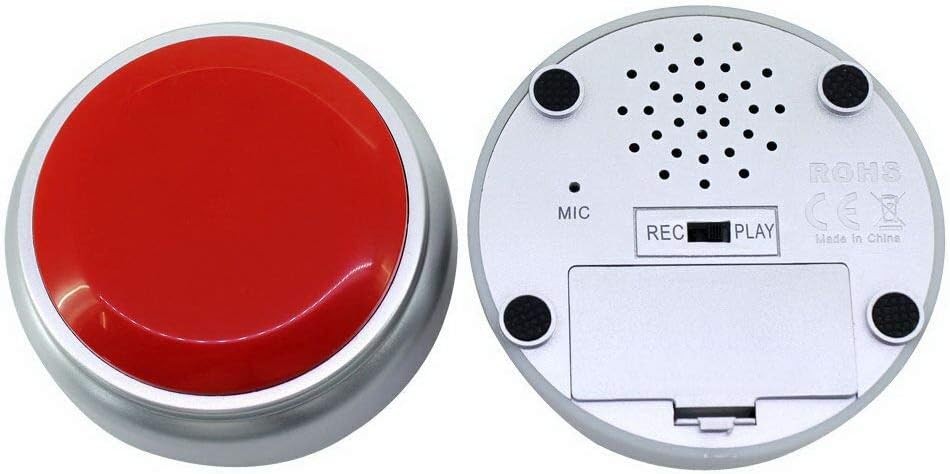 Sound Button- 30 Seconds Custom Recordable Talking Button-Record & Playback...
