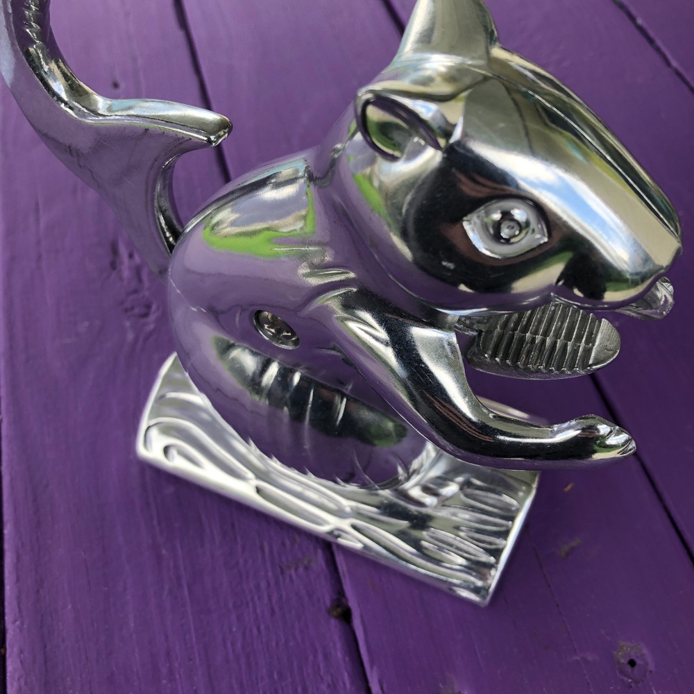 Adorable Vintage Aluminum Metal Squirrel Nutcracker