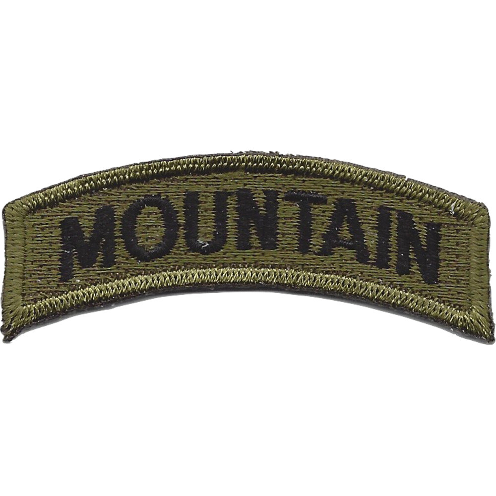 U.S. 10th Mountain Division Rocker OD Patch