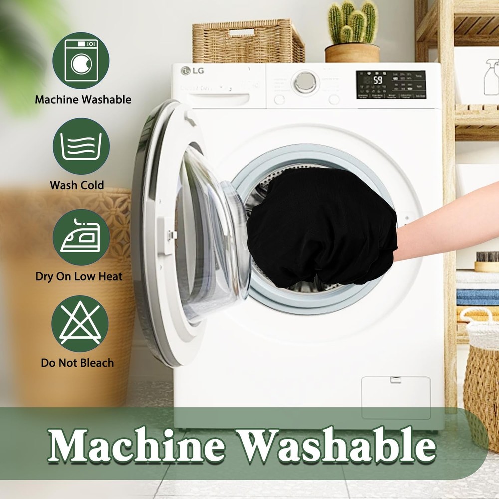 6 Pack Picnic Table Cover Fitted Tablecloth for 8 Foot Rectangle Tables Elast...