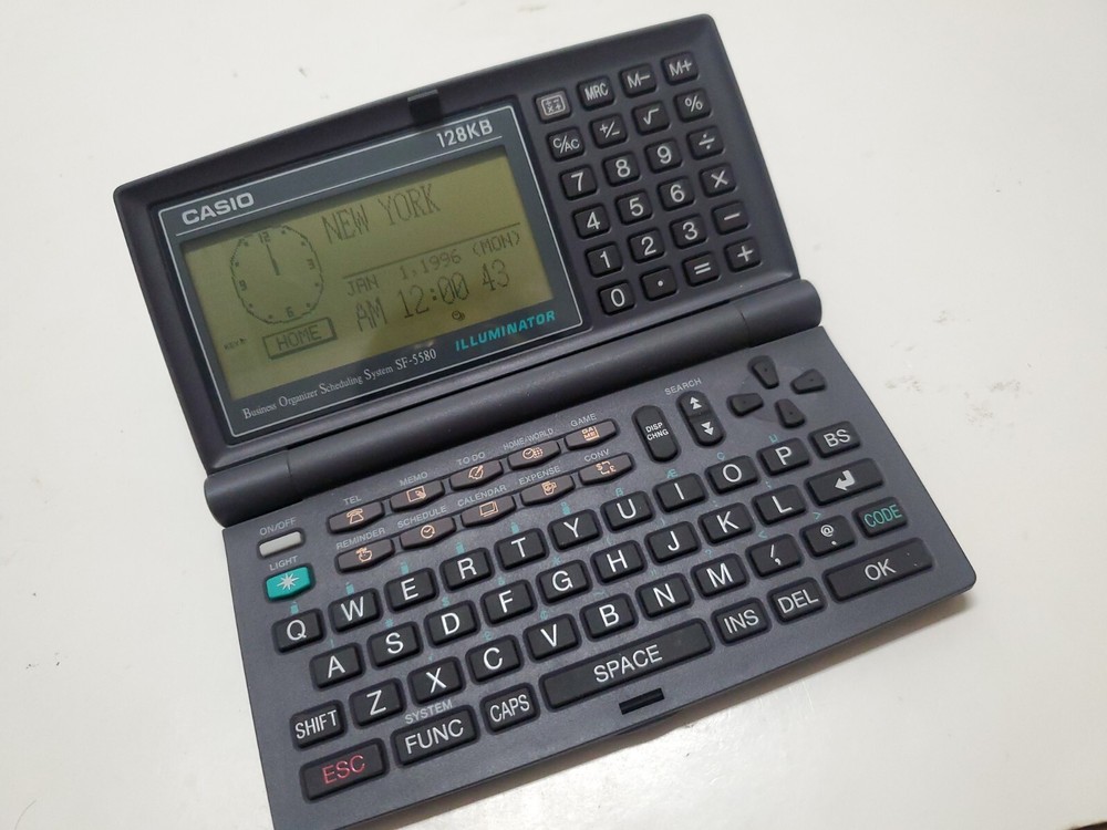 Casio Business Organization Scheduling System SF 5580 128KB