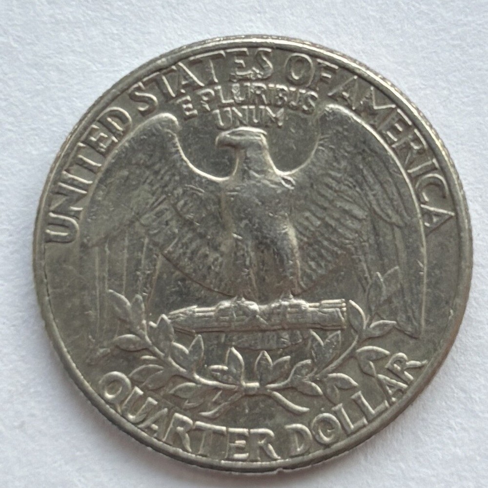 1986-D Error Washington Quarter With Rim Letter Error
