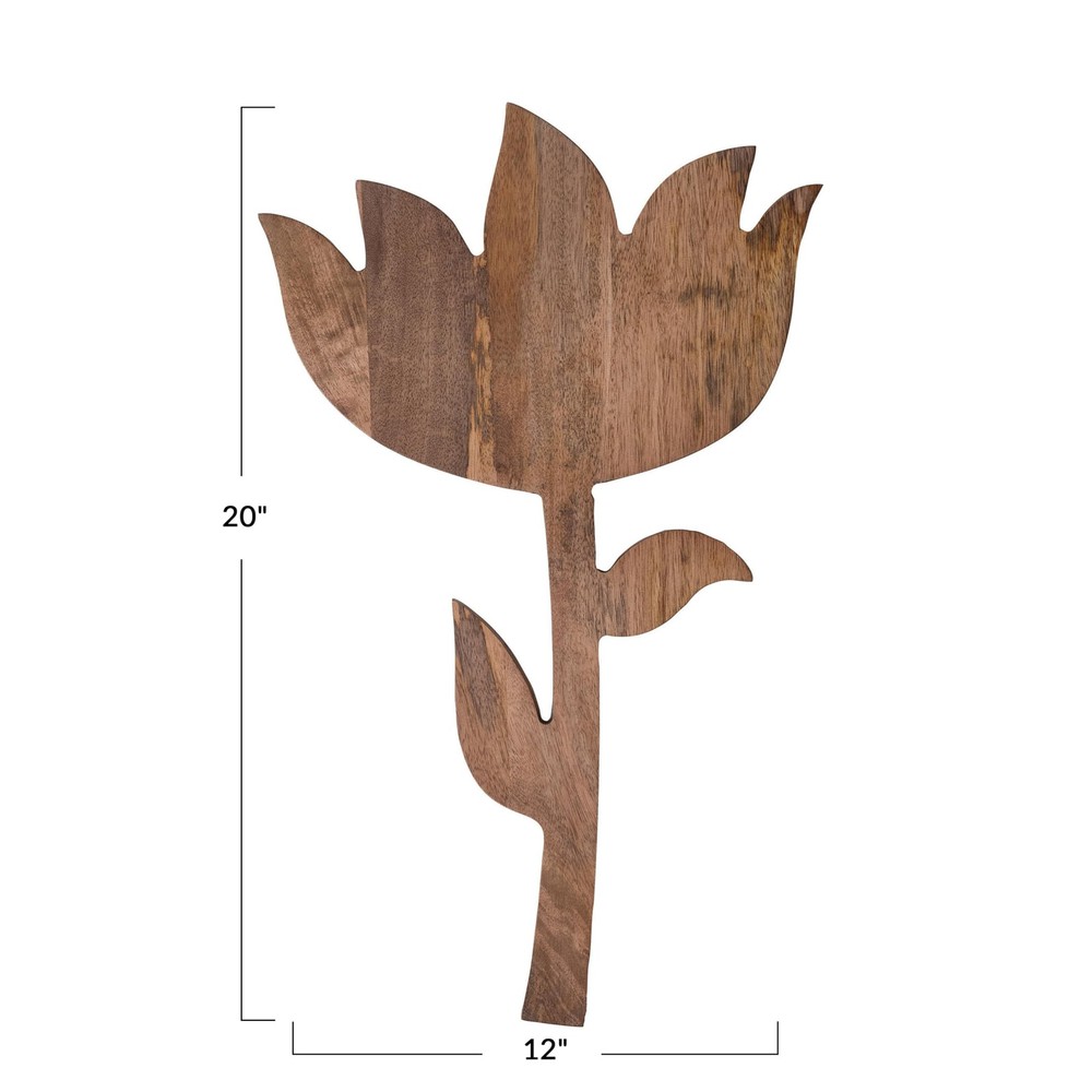 Bloom Mango Wood Serving Board, Natural
