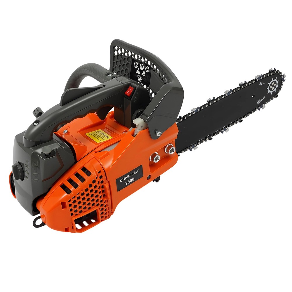 25.4cc 2-Stroke Petrol Powered Engine Chainsaw Top Handle Chainsaw Manual Start