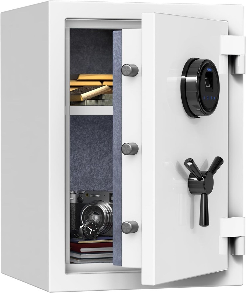 RPNB Deluxe Biometric Gun Safe Fireproof Waterproof 🔥 White