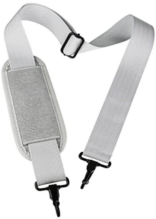 Shoulder Strap, Durable 55" Universal Replacement Laptop Shoulder Strap, Grey