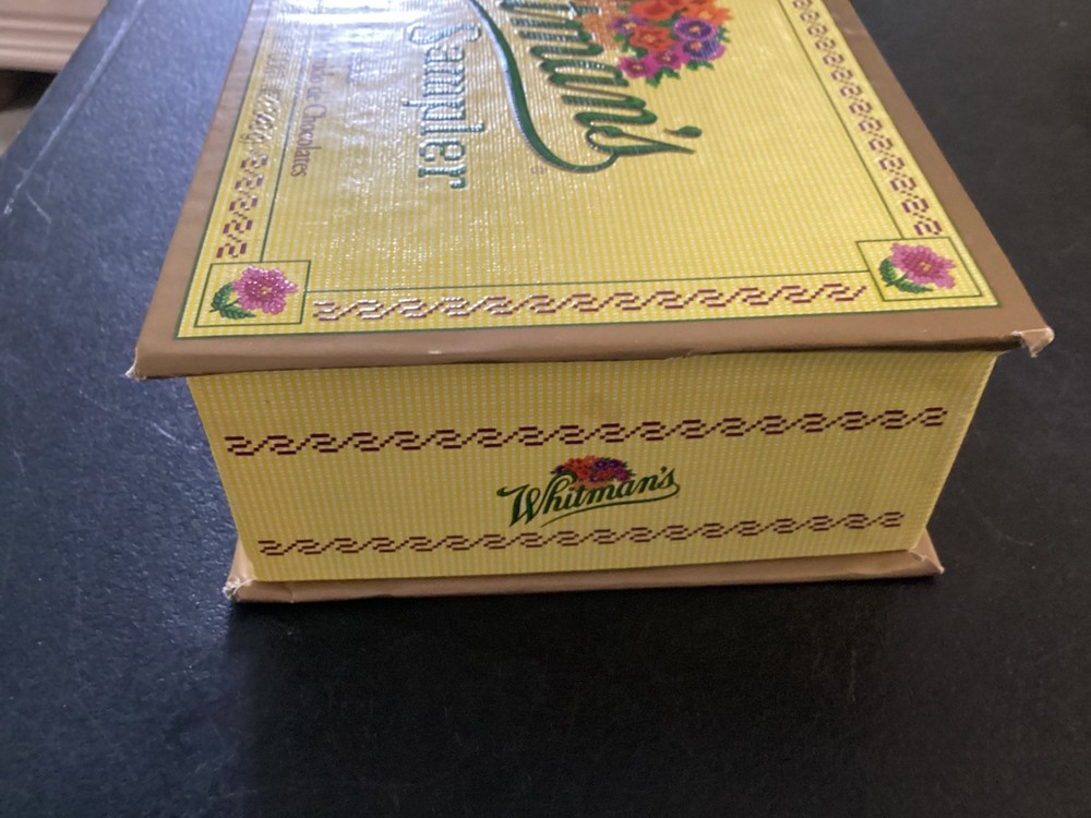 Empty Whitman's Sampler Chocolate Candy Box