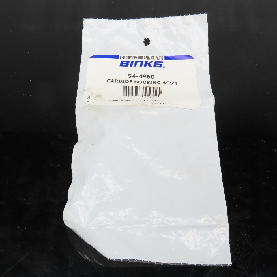 Binks 54-4960 Carbide Housing Assembly