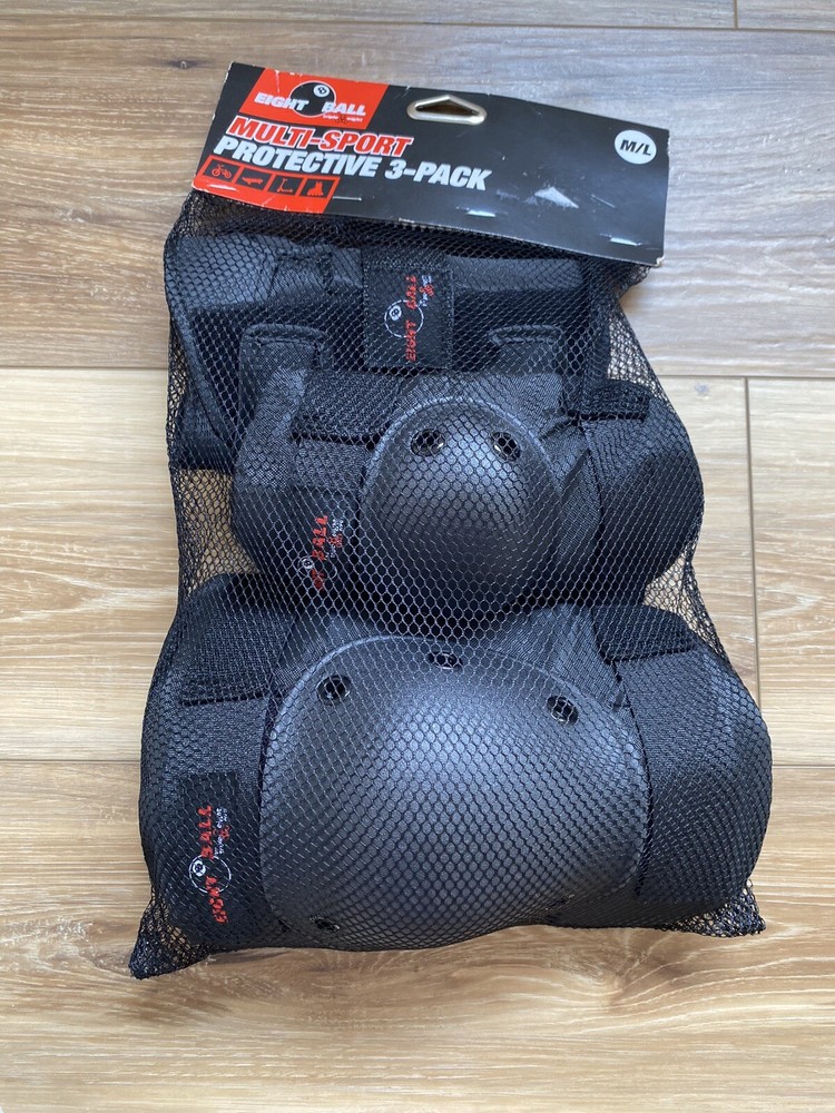 Eight Ball Protective 3 pack Knee Elbow Wrist Guard Youth Medium/Large