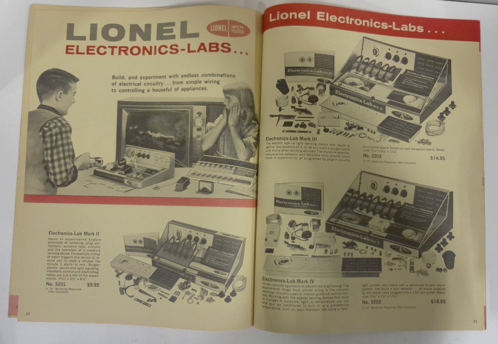 Vintage Lionel 1963 Science Catalog