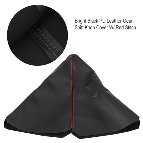 Kodriy Manual Shift Boot Cover, Universal Shift Boots and Knobs Sleeve, Black