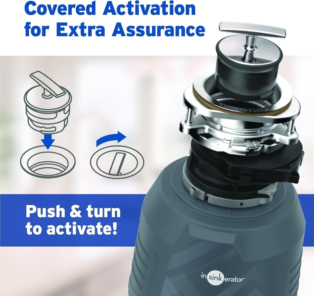 InSinkErator Evolution 3/4 HP Garbage Disposal Advanced Series Cover Control