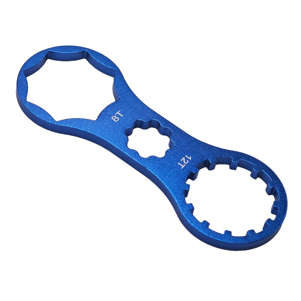 Suspension Front Fork Cap Wrench Tool For Bicycle Maintenance Repair Blue Pro