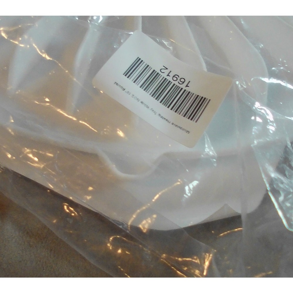 Microwave Heating Tray White NOS 10" Round