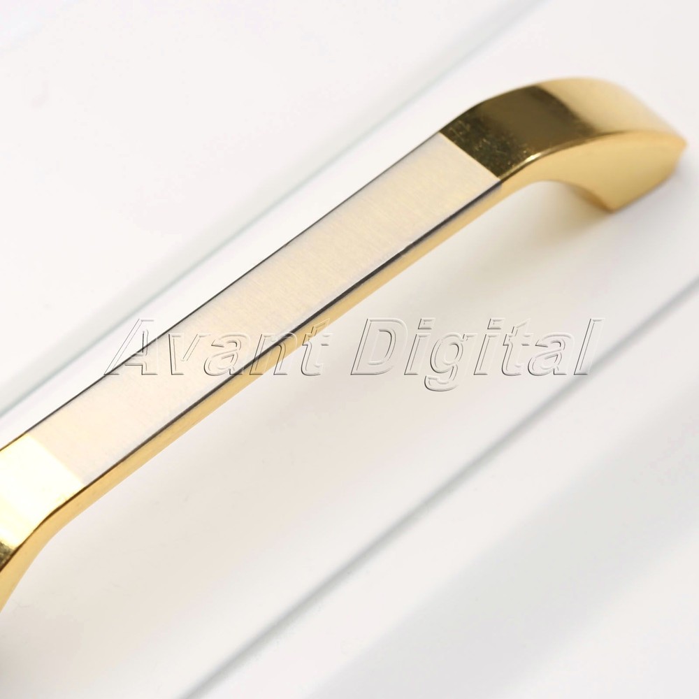 Simple Modern Alloy Door Pulls Handles Drawer Kitchen Cabinet Cupboard Knobs
