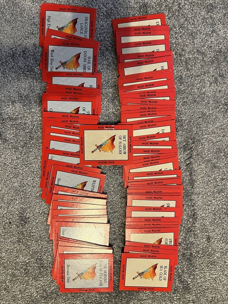 Magic Weapon cards (81) - Warhammer Magic (5th Edition)