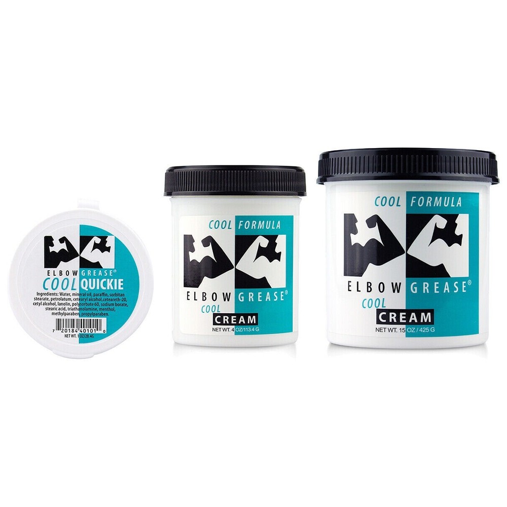Elbow Grease Cool Formula Oil Based Massage Cream - Select Size