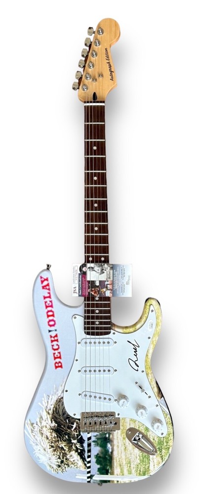 Beck Signed Guitar Custom Graphics JSA COA Beck! Odelay