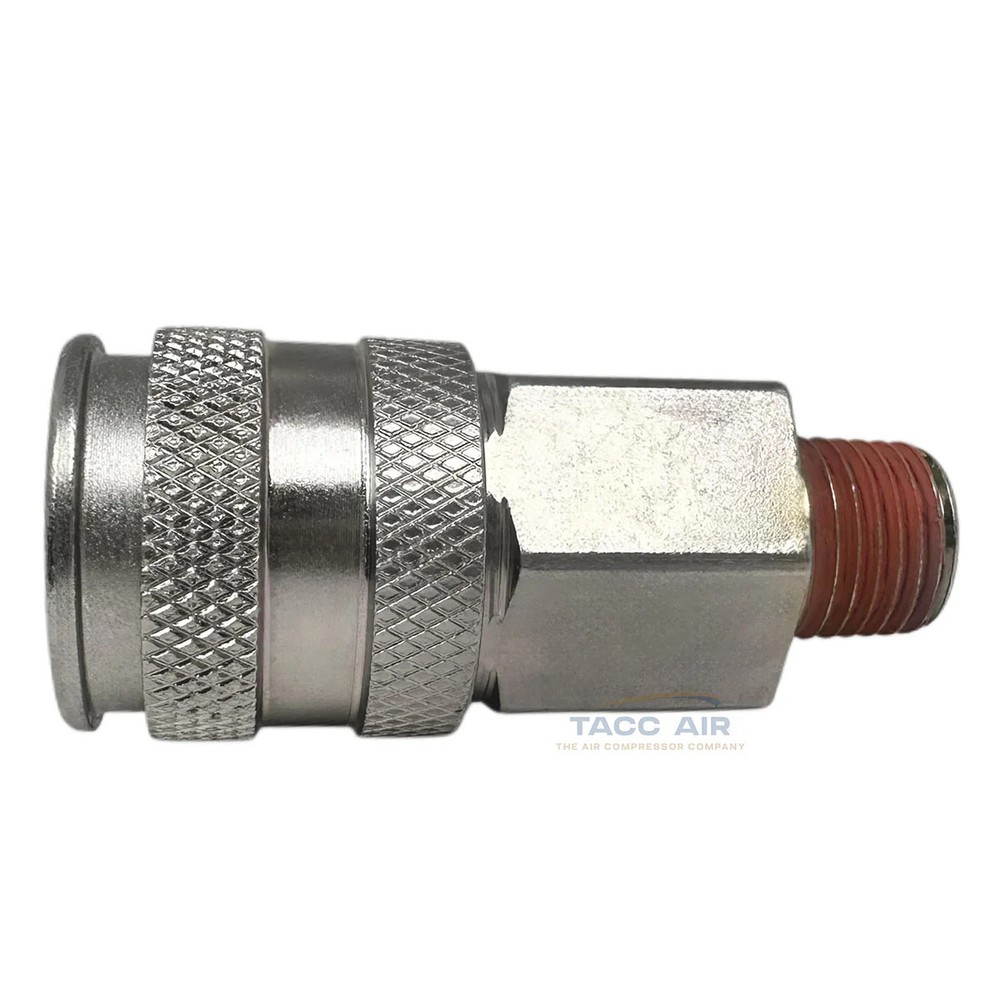 2 PC Universal 1/4" Male NPT Air Compressor Hose Quick Connect Coupler Socket