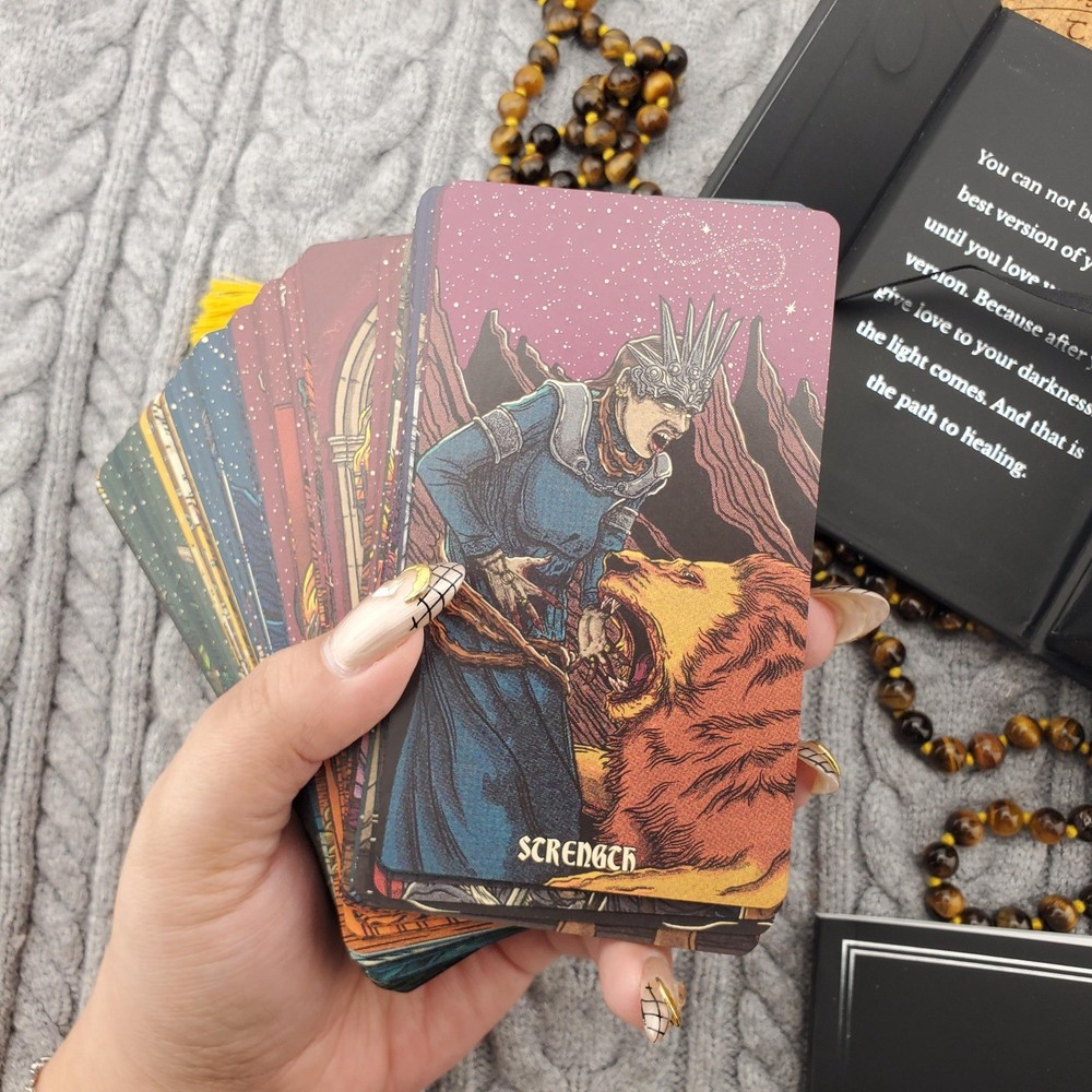 Dark Reflections Tarot Deck by La Muci 78 Card Tarot Deck USED