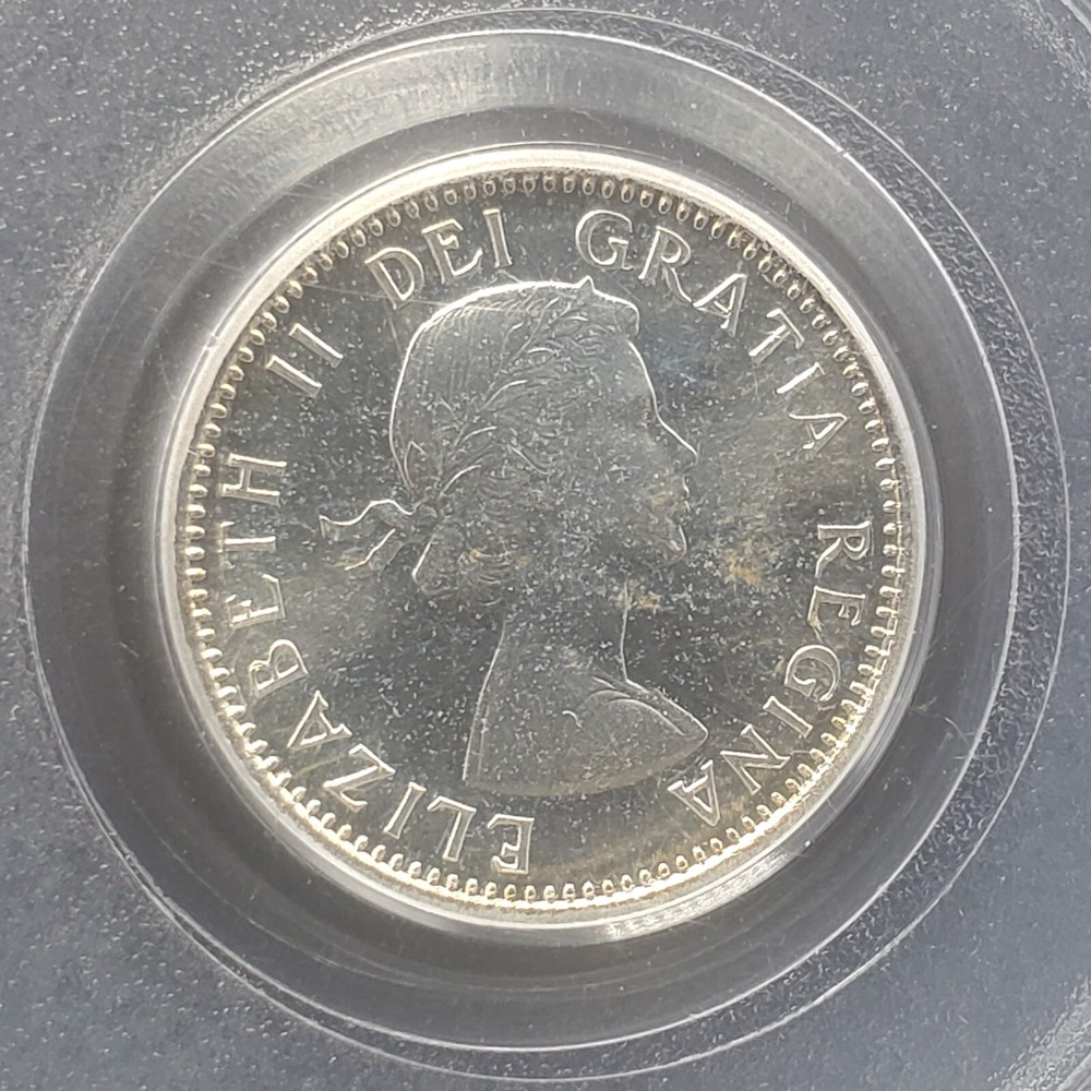 1954 Canada 10 Cent Dime PCGS PL67