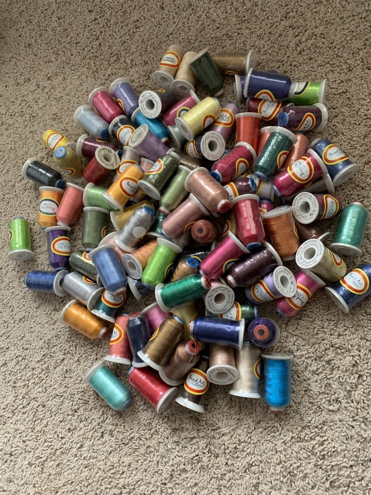 100 Qty rayon machine embroidery thread Brand New