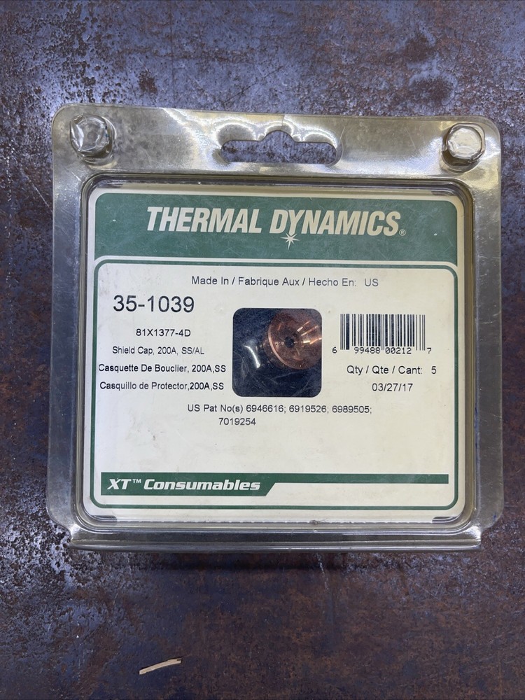 Thermal Dynamics 35-1039 Shield Cap 200A Ss/Al