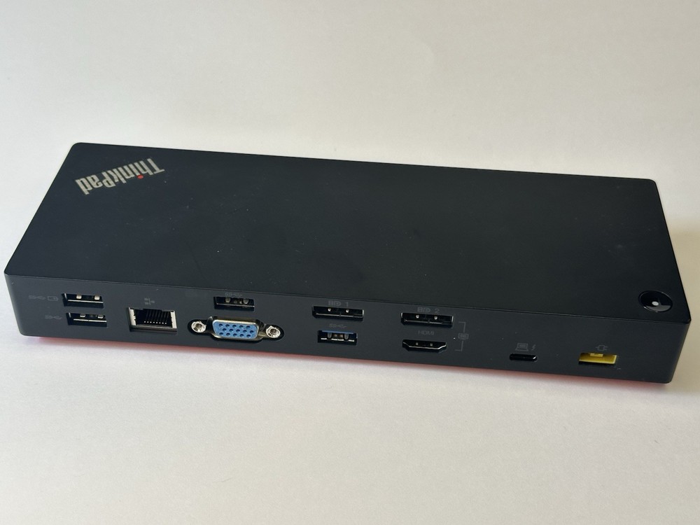 Lenovo ThinkPad Thunderbolt 3 Dock 40AC w/ 135W Adapter Tested Working