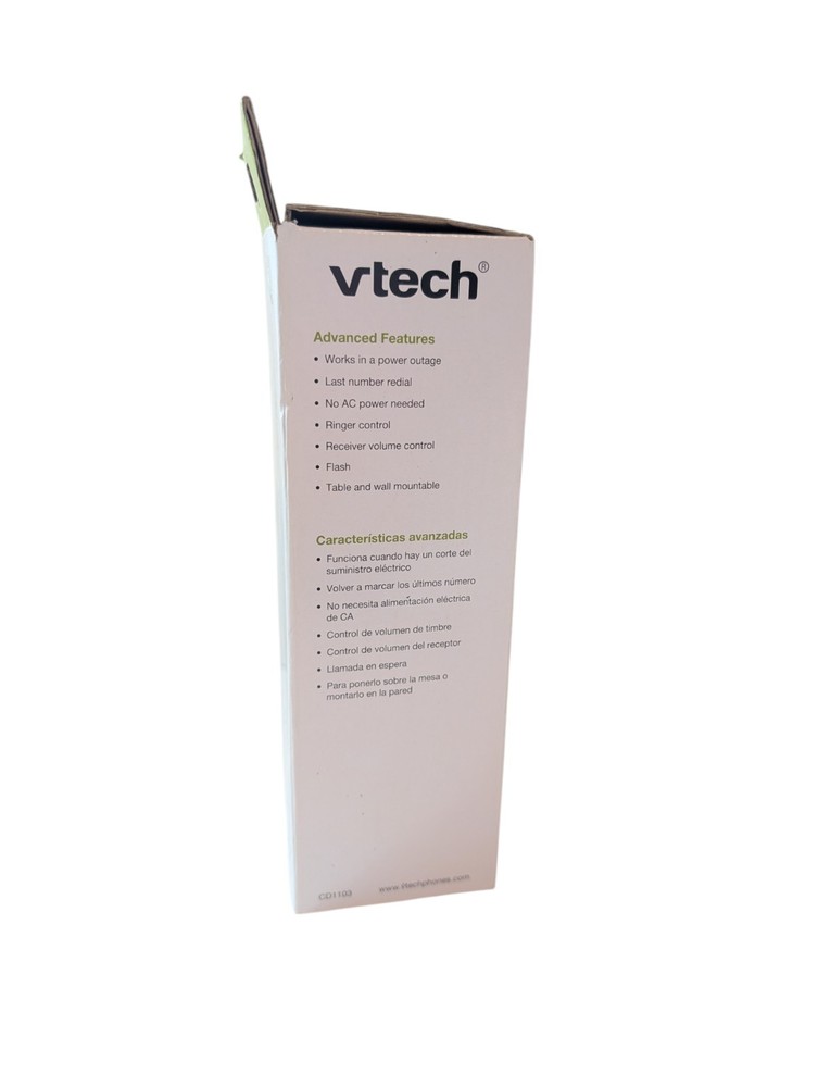 VTech CD1103 Trimstyle Corded Phone - White