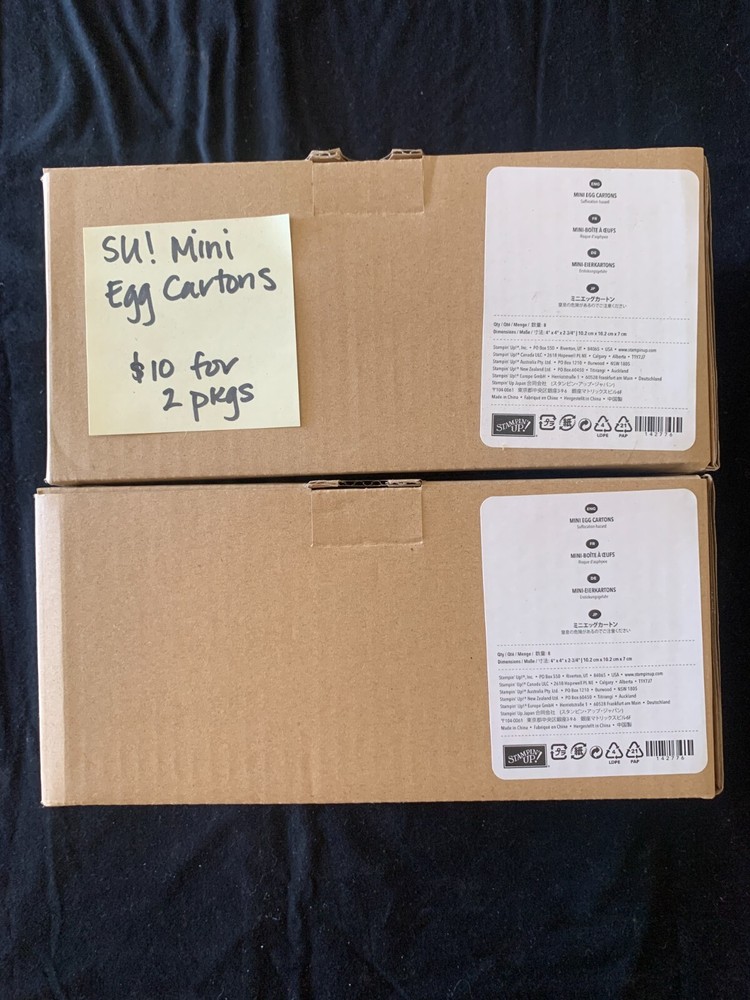 Stampin Up Mini Egg Cartons (2 pkg)