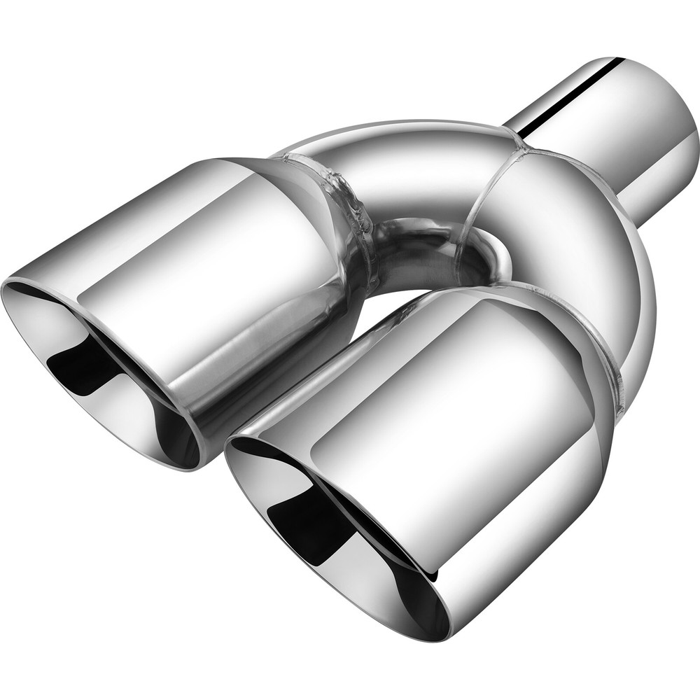 For Cadillac CTS DTS Deville Eldorado 2.5" In Dual Exhaust Pipe Tip Double Wall