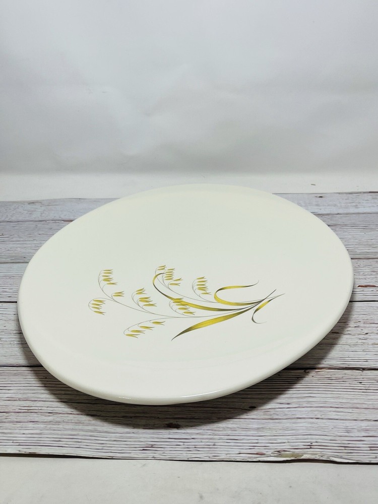 12” X 14” Platter With Gold Leaf Design.
