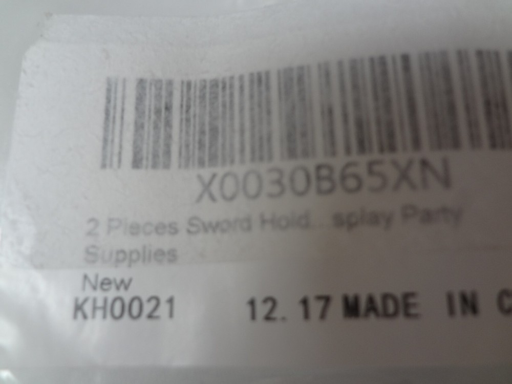 SET OF 2 COSPLAY SWORD HOLDERS - NEW