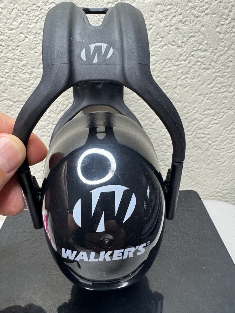 Walkers Max Protec 27 Passive Adjustable Earmuffs (NRR 27dB), Black - Medium