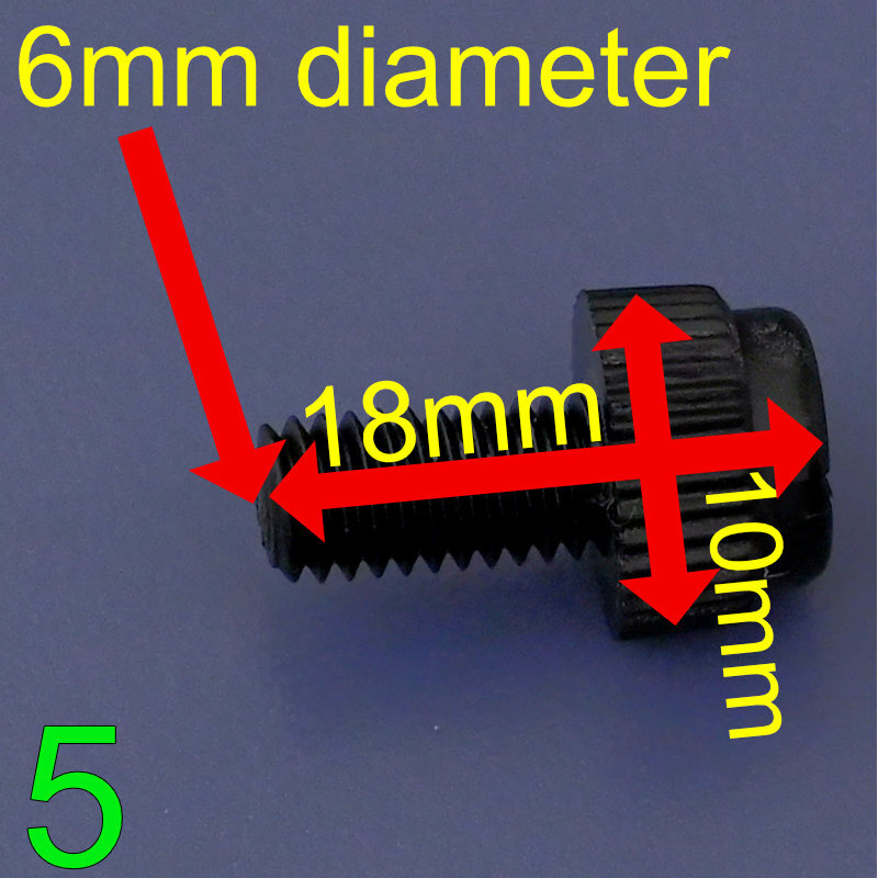 Telescope Replacement Knobs/Handles/Bolts for Various Telescopes 3D Printed