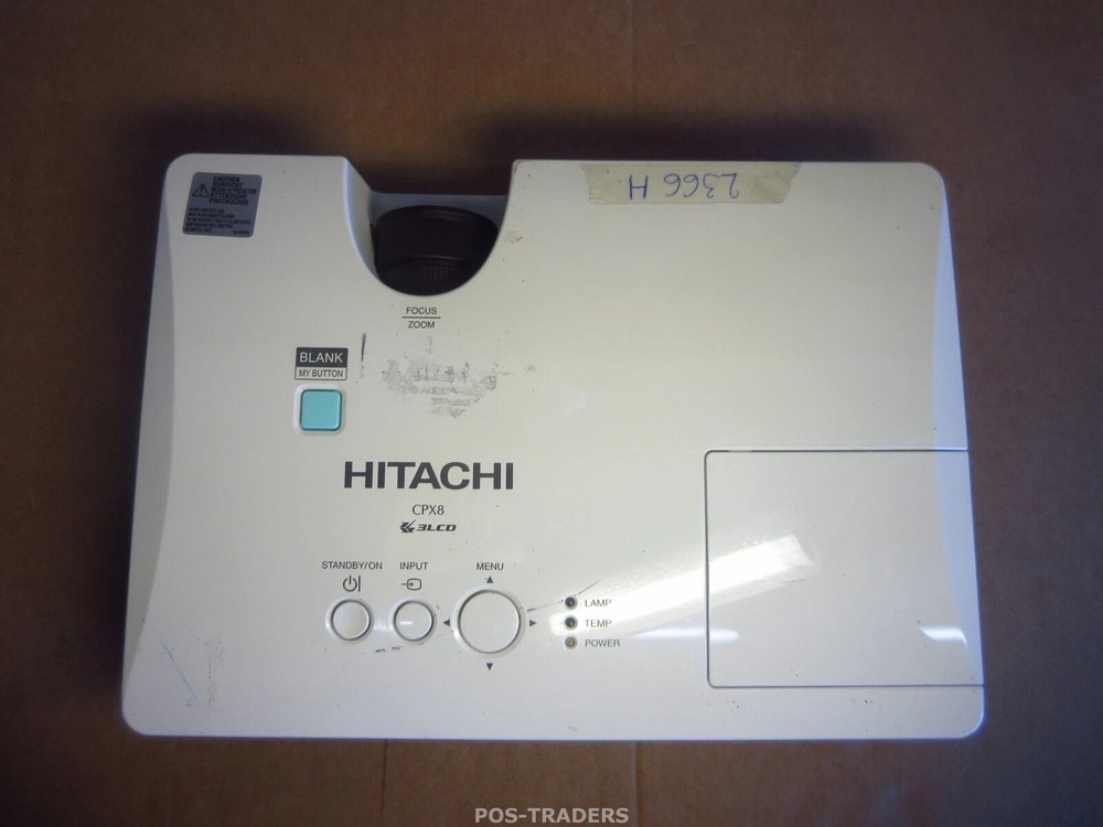 HITACHI CPX8 Projector - Working/Tested - White