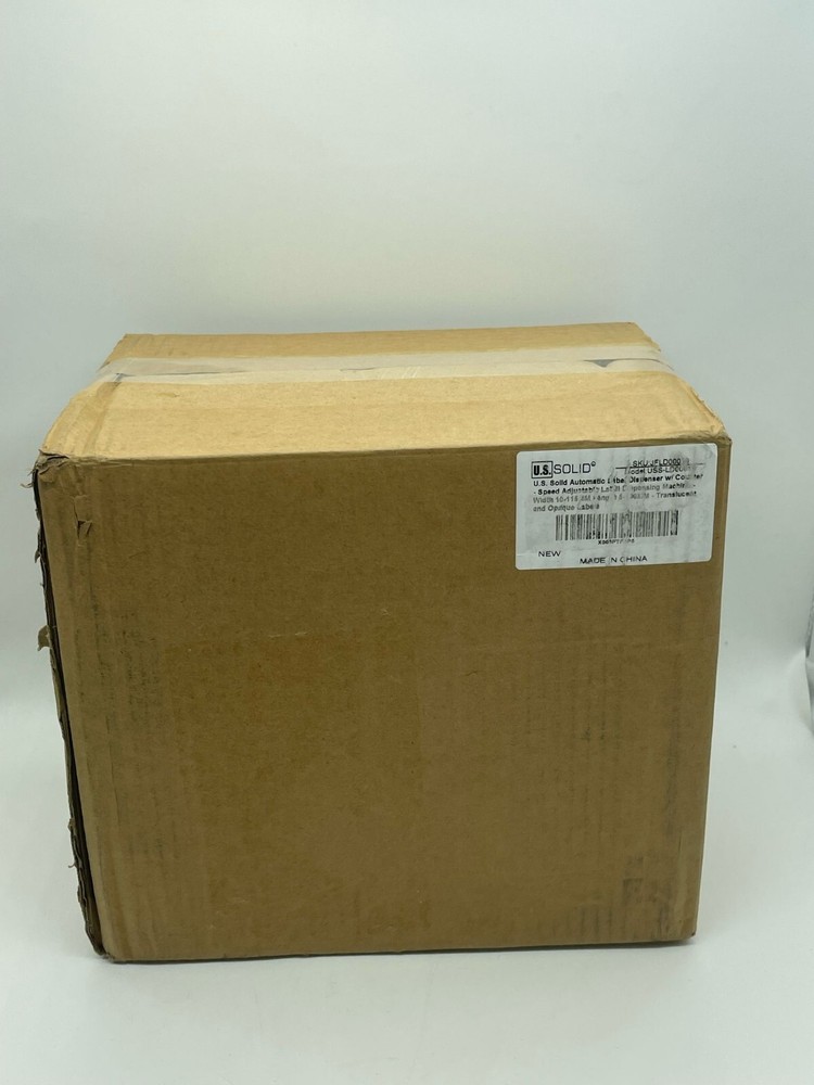 U.S. Solid Automatic Label Dispenser Machine w/Counter Fibre Optic Sensor Speed
