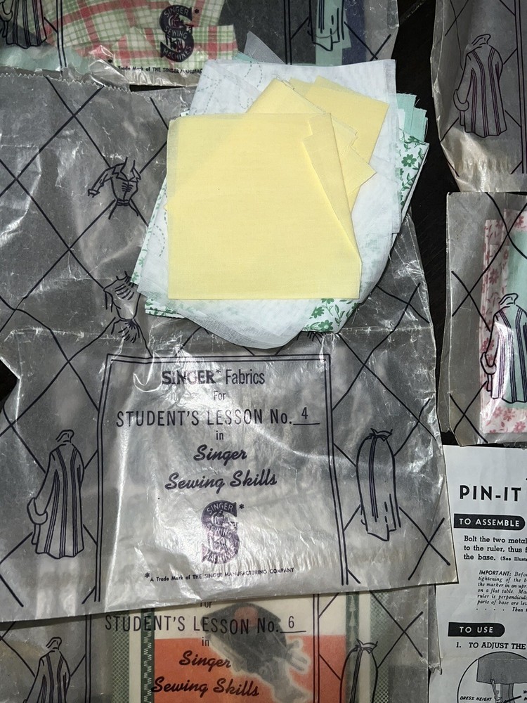 Singer Automatic Zigzagger Attachment 160985 fit 221 & Stitch Patterns Set #2