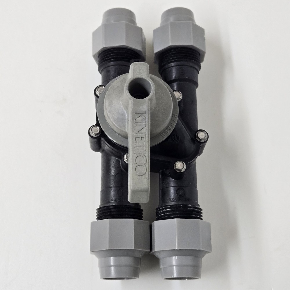 Kinetico Bypass For Older K Series Complete With 4 Nuts And Seals.