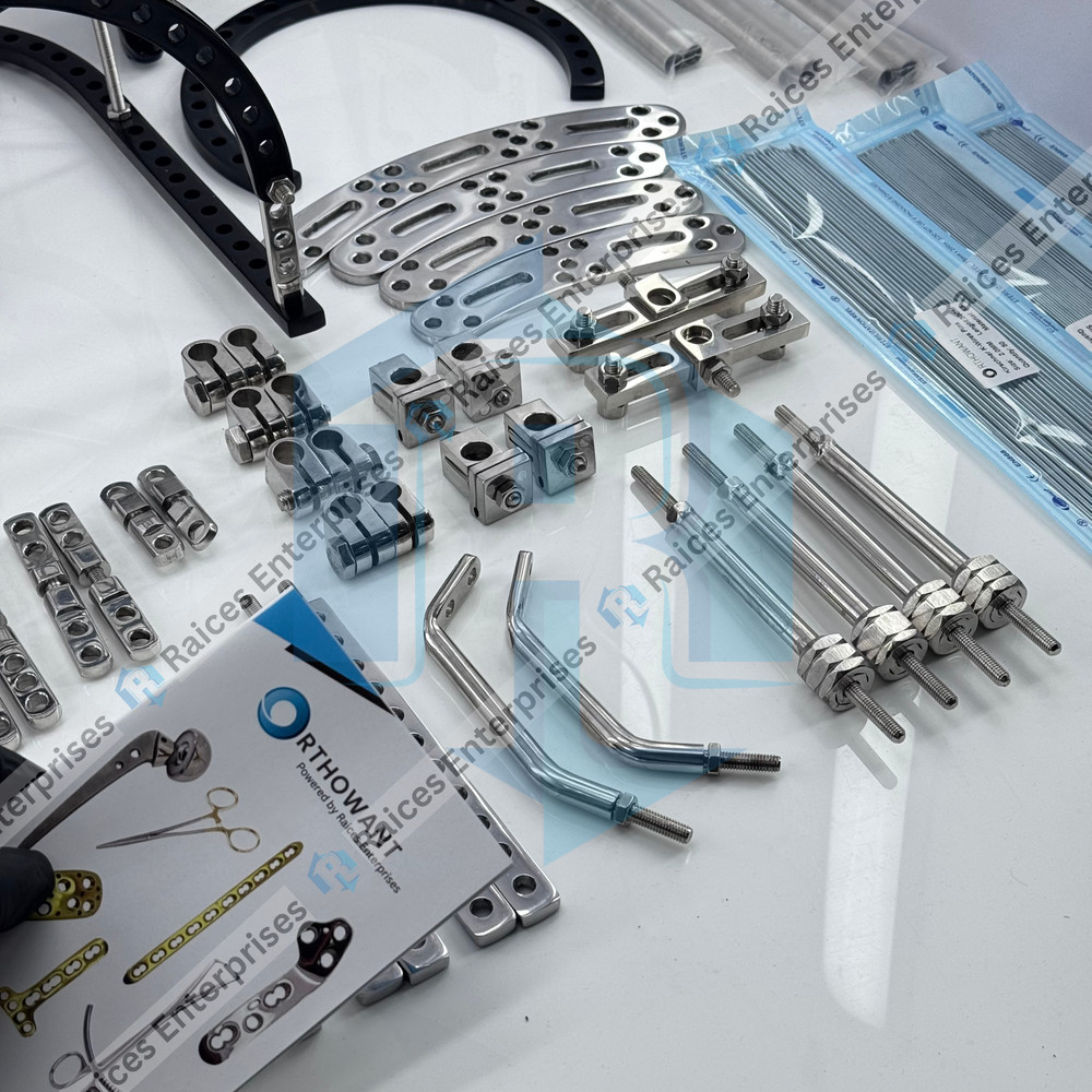 Ilizarov External Fixation System Complete Set, Rings Size 200mm, Ring Fixator