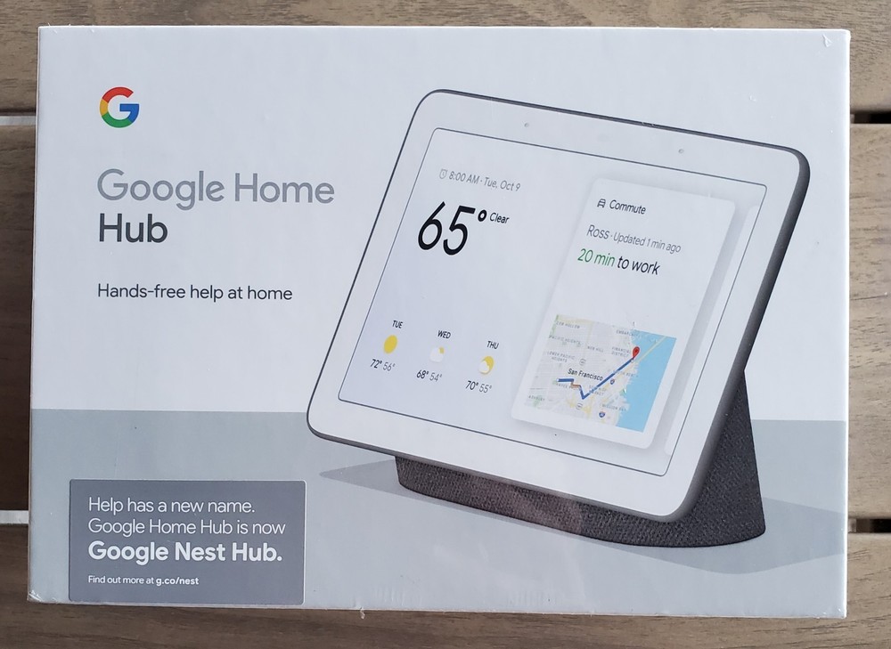 Google Home Hub Smart Display GA00515-US Wi-Fi Bluetooth Google Assistant