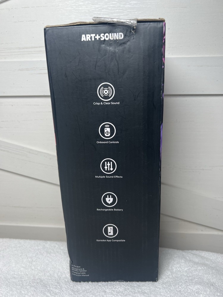 Glitter karaoke Microphone speaker rainbow