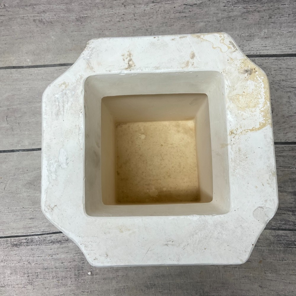 Holland Ceramic Casting Mold Square Pot Planter #H1849
