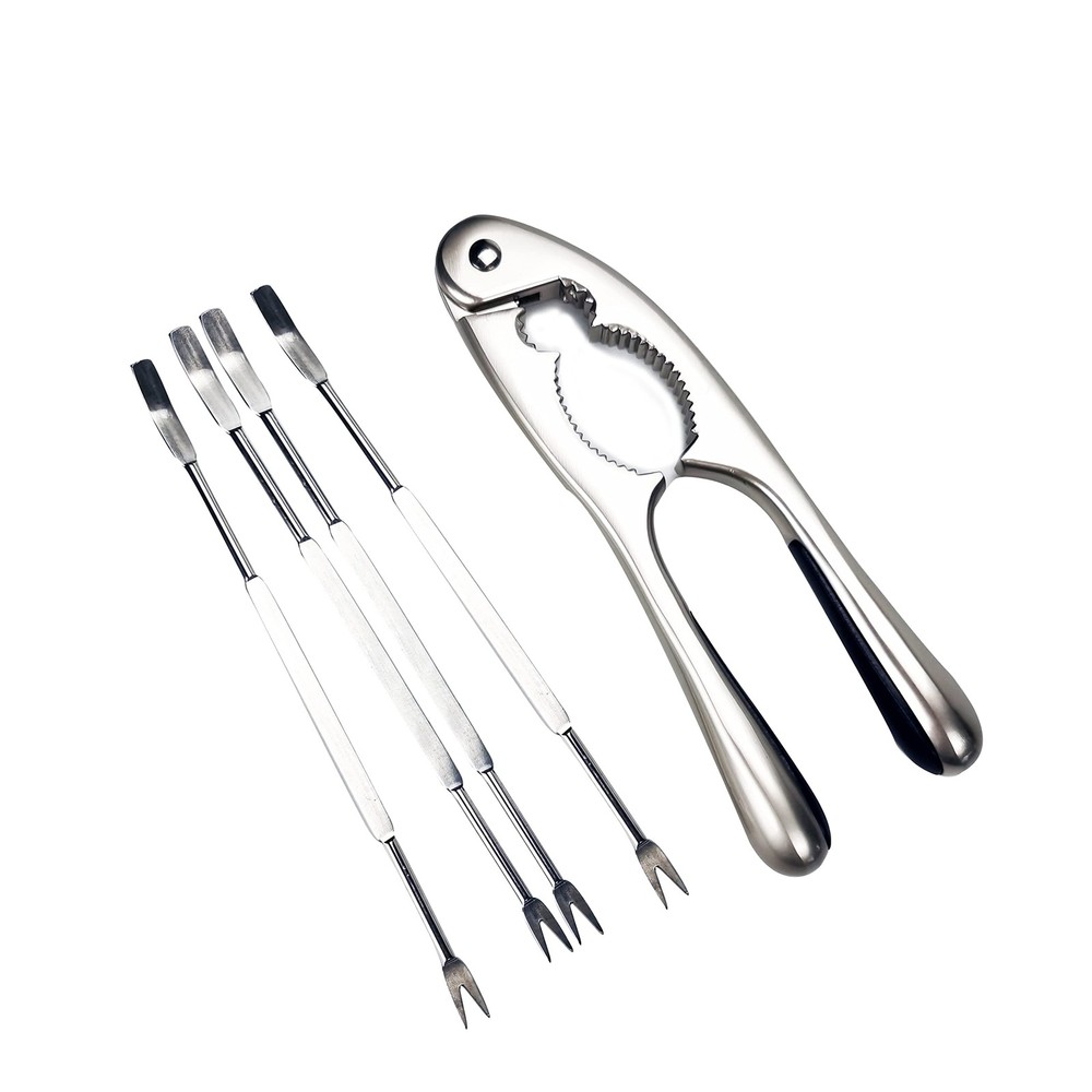 Qidol Stainless Steel Nuts Cracker Seafood Nut and Tool