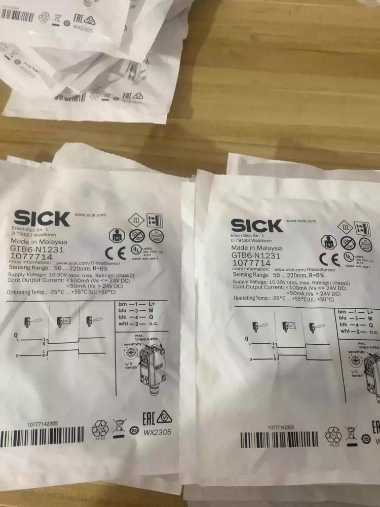 1pcs SICK GTB6-N1231 1077714 NEW